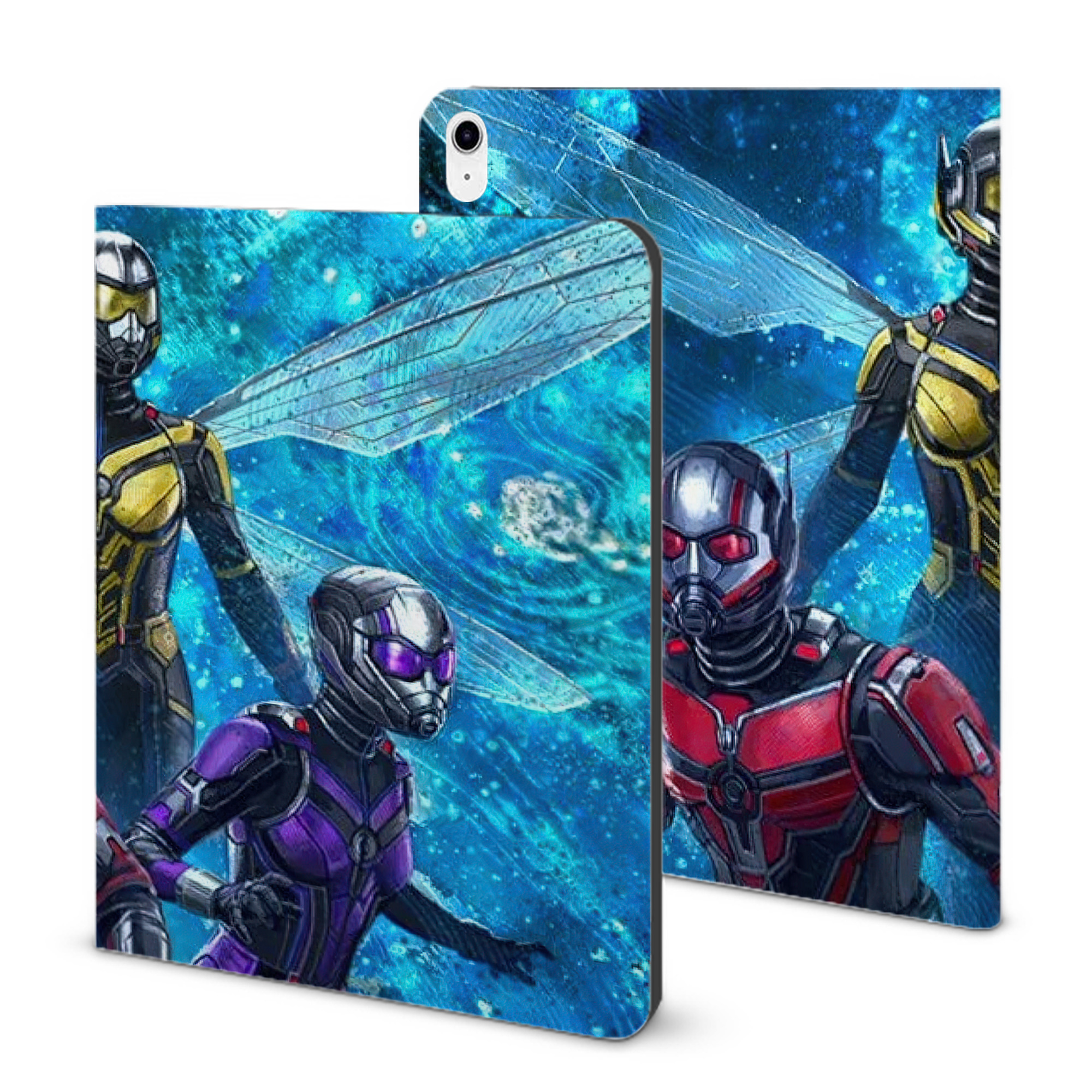 （画像用） アベンジャーズ The Avengers IPad ケース ブック型 PUレザー TPU 耐衝撃 軽量 薄型 ペン収納なし 全面保護 IPad 各モデル対応